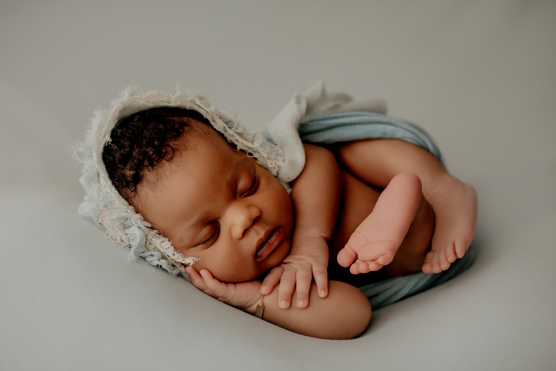 Portrait of Newborn Baby 